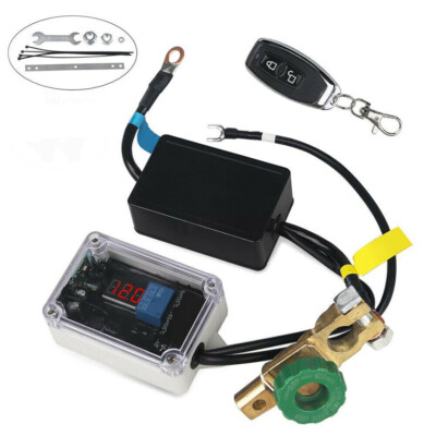 12V KFZ Auto Batterie Trennschalter Stromschalter Isolator mit Fernbedienung NEU