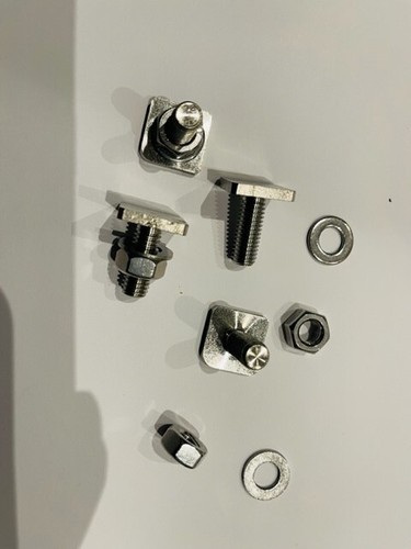 6 Sets M8 Roof Rack T Track Bolts Kit - 304 Stainless Steel Tie Down Anchors With Eye Bolts & Nuts