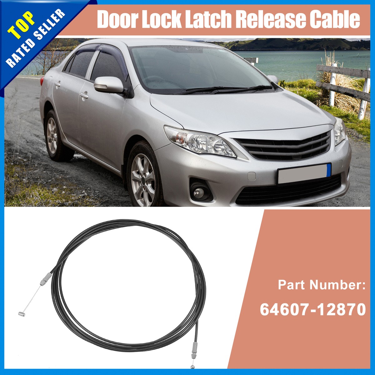 Pack of 1 For Toyota Corolla 2009-2013 Trunk Lock Latch Release