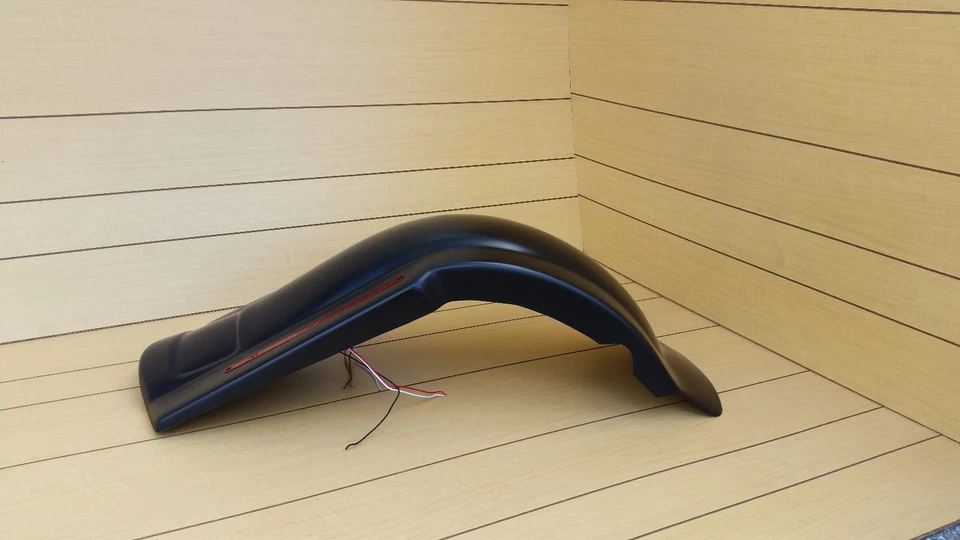 Harley Davidson Extended No Cut Out Led Rear Fender For Touring Bikes 96-2013 - Image 4 of 4