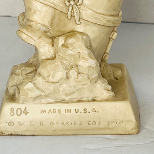 Good Luck and ..Terrific Antique Figurines Statues 1970 Russ Wallace Berries - Picture 2 of 7