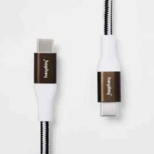 10' USB-C to USB-C Braided Cable - heyday Gunmetal