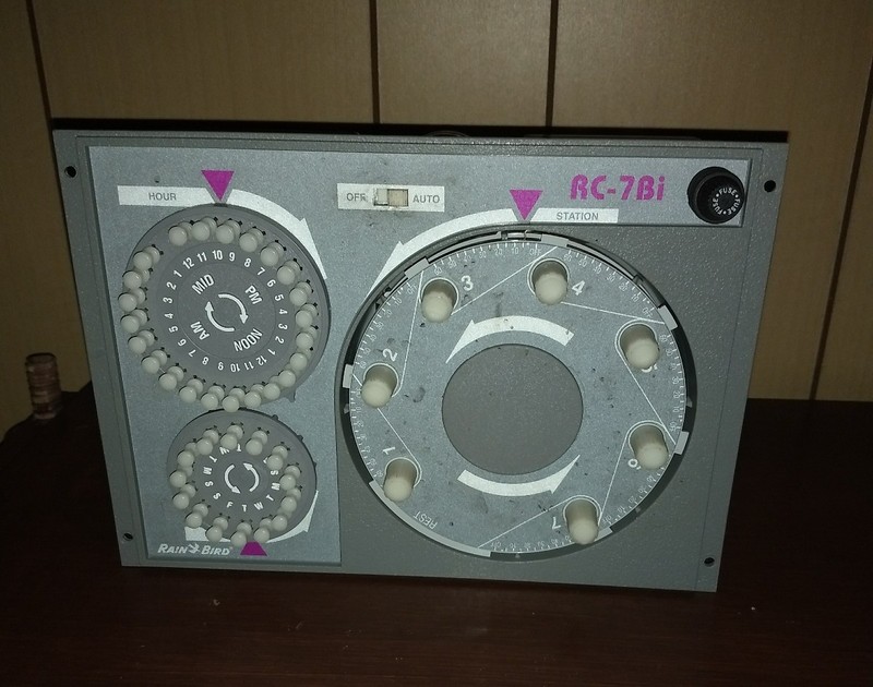 Rain Bird RC-7bi irrigation Controller - panel only Reconditioned