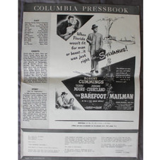 The Barefoot Mailman Pressbook - 1951 staring Robert Cummings