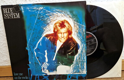 Maxi 12'' - Blue System - Love me on the Rocks - Vinyl Hansa 1989 - Dieter Bohlen