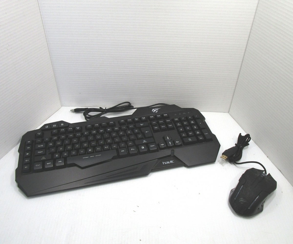【未使用】 HAVIT MAGIC EAGLE ゲーミングマウスキーボードセット HV-KB558CM 有線 ブラック Y0623 Amazon.co.jp: HAVIT HV-KB558CM LED有線 ゲームキーボードとマウス