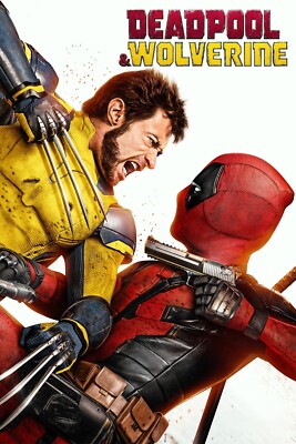 Deadpool & Wolverine Poster A5 A4 A3 A2 A1 Maxi Wall Art Movie Prints - 2345