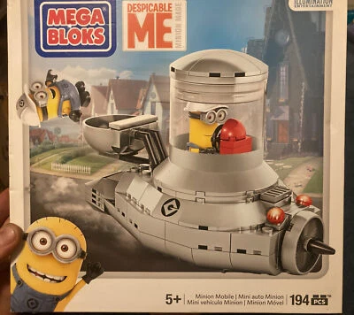 MINION MOBILE - Mega Bloks A12055ML 194 Teile + 2 Figuren NEU/OVP - Bild 1 von 2