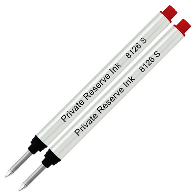 2 Pack - Private Reserve 8126 Capless Rollerball - Red Ink