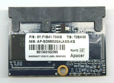 LOT OF 2 ! Apacer P/N: 8Y.F1B41.7504B 2GB MLC SATA Solid
