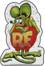 Rat Fink Full Body Laser Cut, Big Daddy Ed Roth Metal Sign