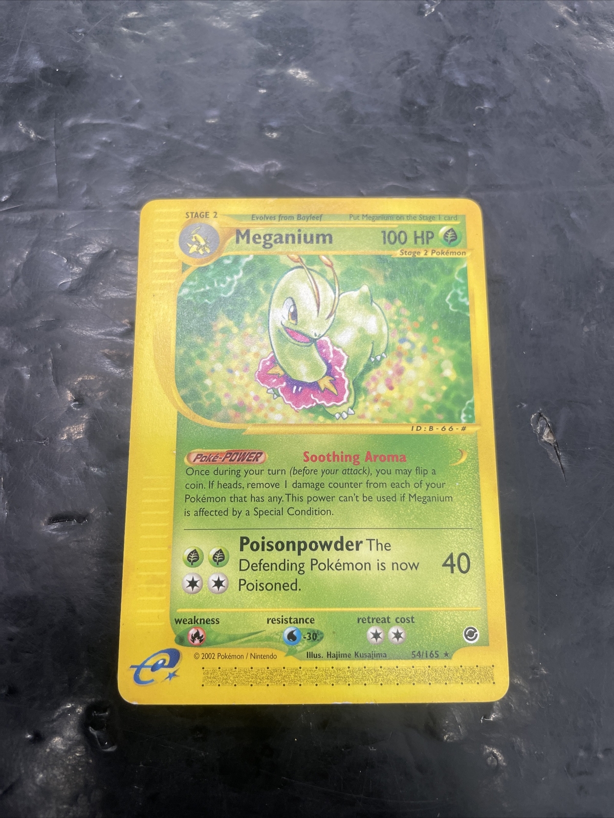 pokemon card meganium 54/165