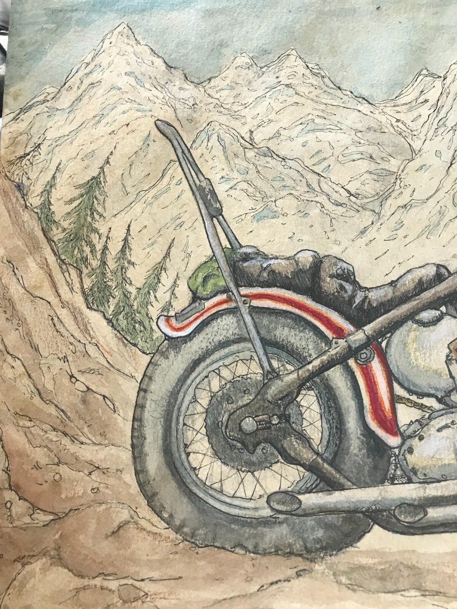 絵画 Brown Mountain GEORGIE MCBRIDE 