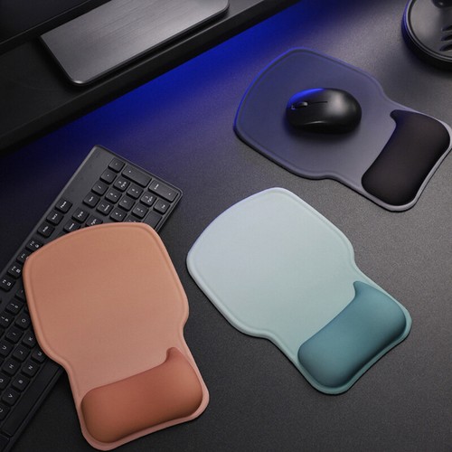 Non Slip Gradient Ergonomics Mouse Pad Wrist Support Cushion Mice Mat Soft M _ou - Afbeelding 3 van 16