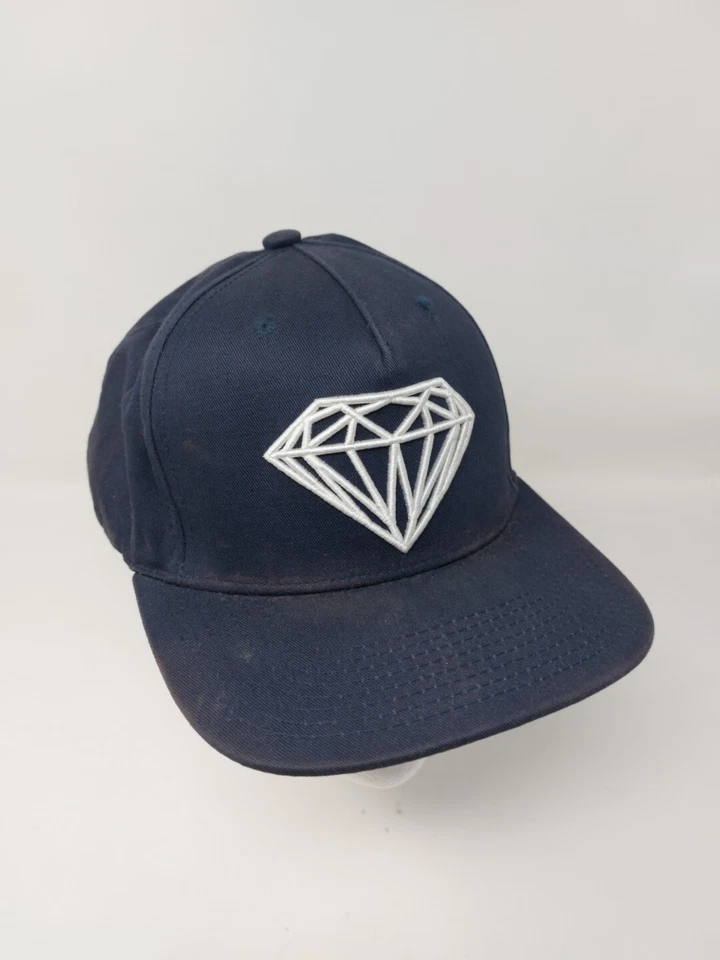 Gorra ajustable Diamond Supply descolorida con cierre a presión Foto 2 de 4