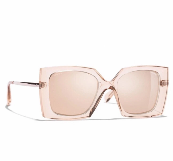 Chanel Square Frame Sunglasses in Brown