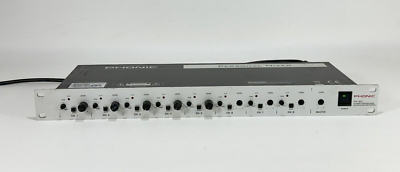PHONIC PM-801 Rack Mountable 8-Channel Personal Mixer with Mute