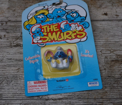 1995 Vintage Schleich Irwin Peyo The Smurfs Baby Schlumpf Deadstock