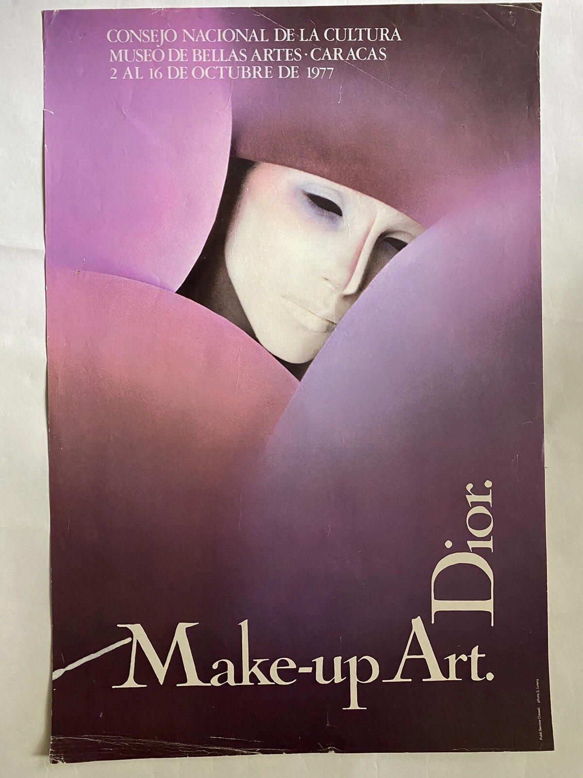 Affiche Make Up Art Dior 1977