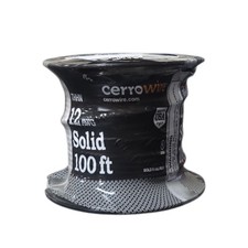 Cerrowire 100 ft. 12 Gauge White Solid Copper THHN Wire
