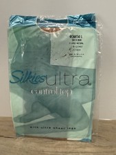 SILKIES 030501 ULTRA CONTROL TOP NUDE PANTYHOSE SIZE QUEEN Ultra Sheer Legs 2004