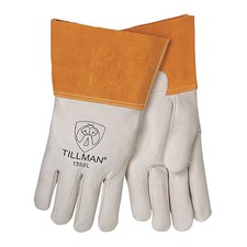 Tillman 1350Xl Welding Gloves, Tillman 1350, Mig, Straight Cuff, Cowhide,