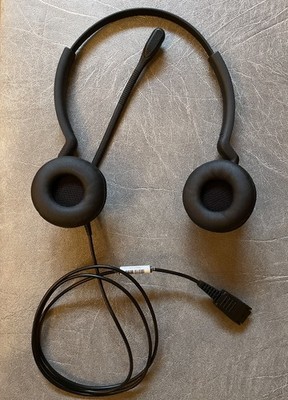 Jabra Duo Headset Kopfbügel Stereo Mikro mit Jabra GN1216