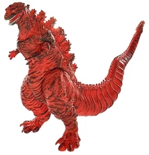 Flaming Movie Series Godzilla - 11x5.5 Soft Vinyl Action Figure with Carry Bag