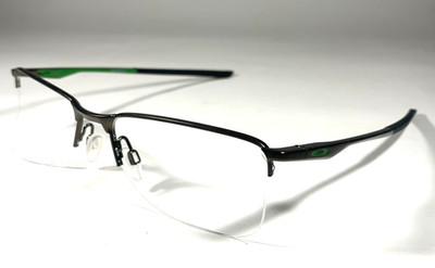 OAKLEY SOCKET 5.5 OX3218-0256 Eyeglasses Frame SATIN PEWTER GREEN 56-18-140