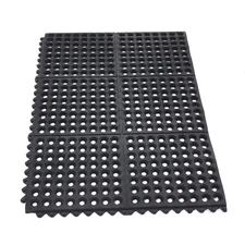 Rubber Floor Mats Anti Slip Restaurant Mat Commercial Kitchen Mat Rubber Drai...
