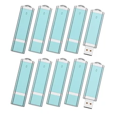 Blue USB 2.0 16GB 10PCS USB Flash Drive Memory Sticks Thumb Drive External Drive