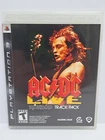 ACDC Live Rock Band Track Pack PS3 Playstation 3 Complete Manual Tested Game