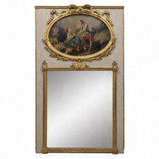 Trumeau Louis XVI XVIIIème    en bois laqué