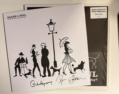 Galen & Paul - Can We Do Tomorrow 12  Black Vinyl & Signed Art Card The Clash
