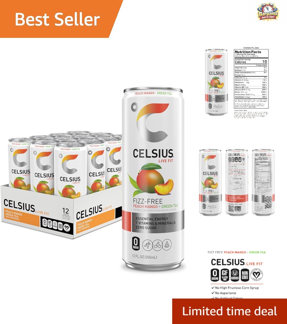 - 12 Fl Oz Cans, Sugar-free, Low Calorie Energy