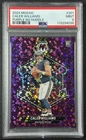 CALEB WILLIAMS PSA 9 2024 PANINI MOSAIC #301 NO HUDDLE PURPLE PRIZM ROOKIE 5/50