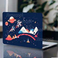 2 Pack Pattern Laptop Art Space Decal Case Netbook Skin Sticker Non-reusable