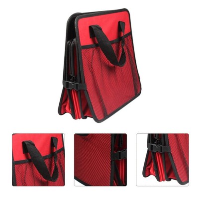 Trunk Organizer Collapsible Cargo Storage Fold Box Bin Bag With Lid for Car SUV