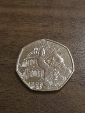 Paddington Bear St Pauls Cathedral 50p british Coin collectible D
