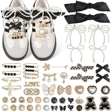 51 PCS Shoe Charm for Sneakers, Junk Socks Charms Kit, Shoelace Charms Contai...
