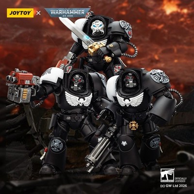 JOYTOY Warhammer 40K 1/18 Action Figures Raven Guard Terminator
