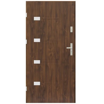 Jowisz Prado Inox 90 56 mm porte d'entrée d'appartement porte en acier... - Photo 1/4