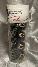 Chicago Bears Mini Helmet Ornament Set of 4 Christmas Holiday NFL NEW OLD STOCK