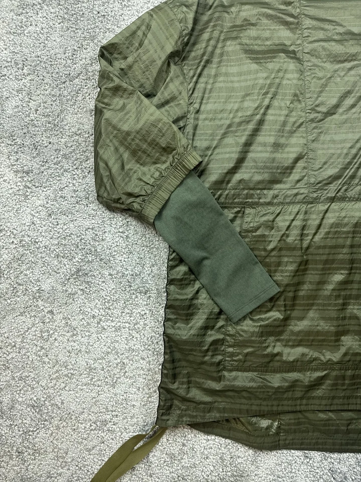 Куртка пуловер мужская REI Co-op большая оливково-зеленая рипстоп четверть квадратного ярда на молнии анорак - Изображение 4 из 4