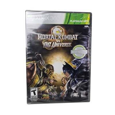 Mortal Kombat vs DC Universe [Platinum Hits] (Xbox 360, 2009) - New/Sealed