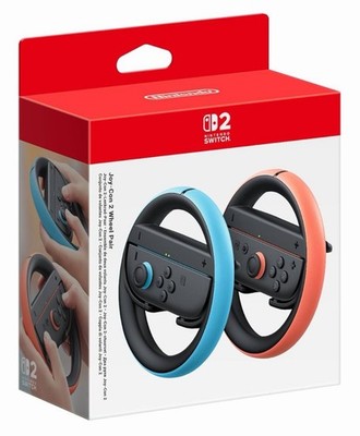 Joy-Con 2 Lenkrad Paar Wheel Set für Nintendo Switch 2 Blau Rot NEU&OVP
