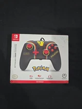 Nintendo Switch Enhanced Wired Controller Pokemon Pikachu Arcade (NEW Sealed)