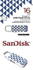 SanDisk GB Cruzer U USB flash drive 16 GB memory stick BLUE