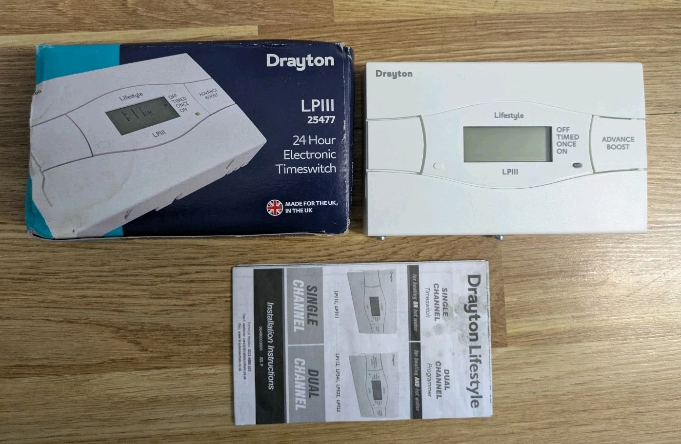Drayton LP111 25477 24 Hour Electronic Time Switch