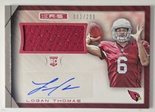 2014 Panini Rookies & Stars - Rookie Materials Signatures Logan Thomas #RM-LT...